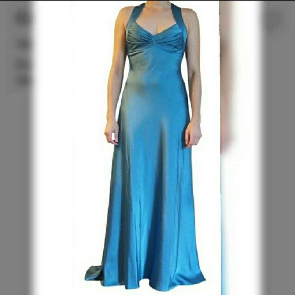 Calvin Klein Long Satin Dress